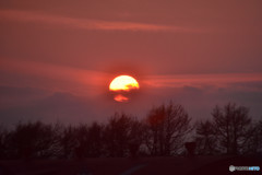 北の夕日　その２