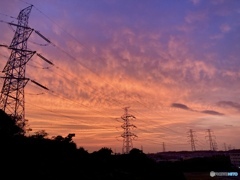 本日の夕景