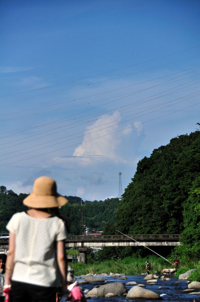 夏の空　入道雲