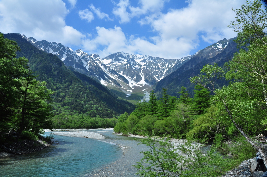 初めての上高地