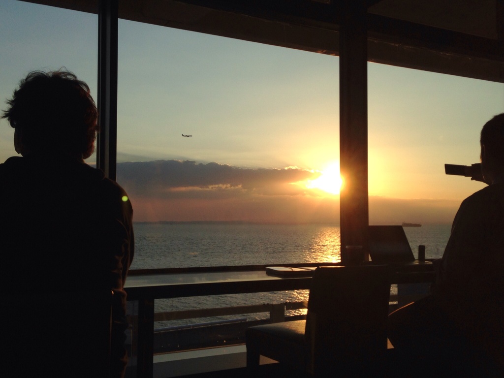 海ほたるからの夕景
