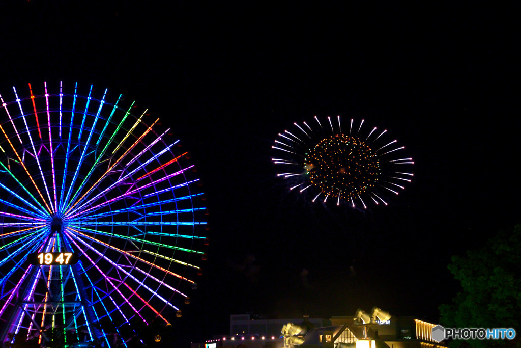 夏の夜の競演