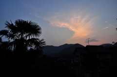 夕焼け雲と○○