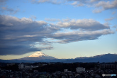 今朝の富士山