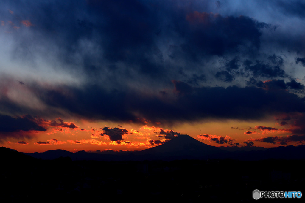 本日の夕景　３月８日