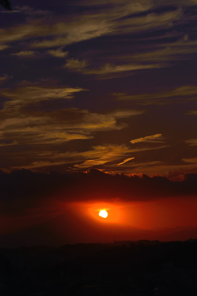 今日の夕景（9月17日）