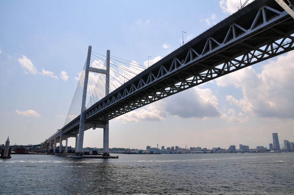 海上から眺める