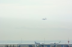 初就航　B747-8　①　