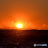 西伊豆から眺める夕日