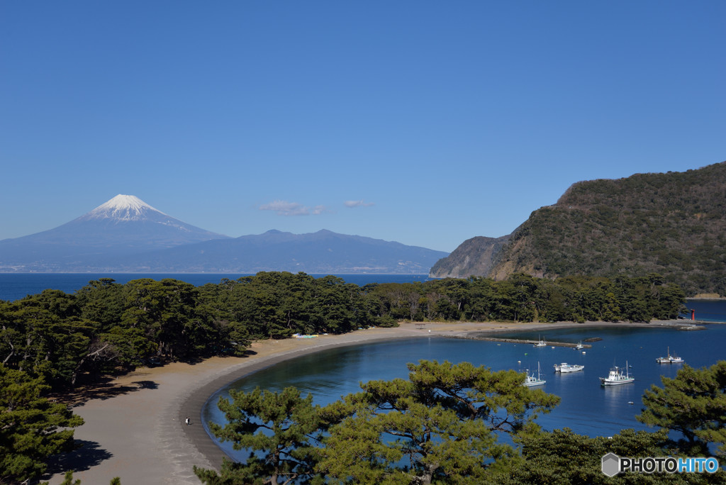 伊豆半島西海岸から望む富士山　②