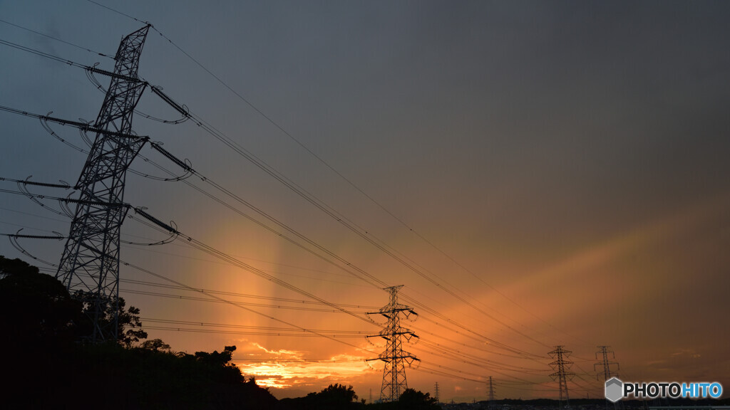 ８．１２　本日の夕景