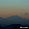 輝く山頂