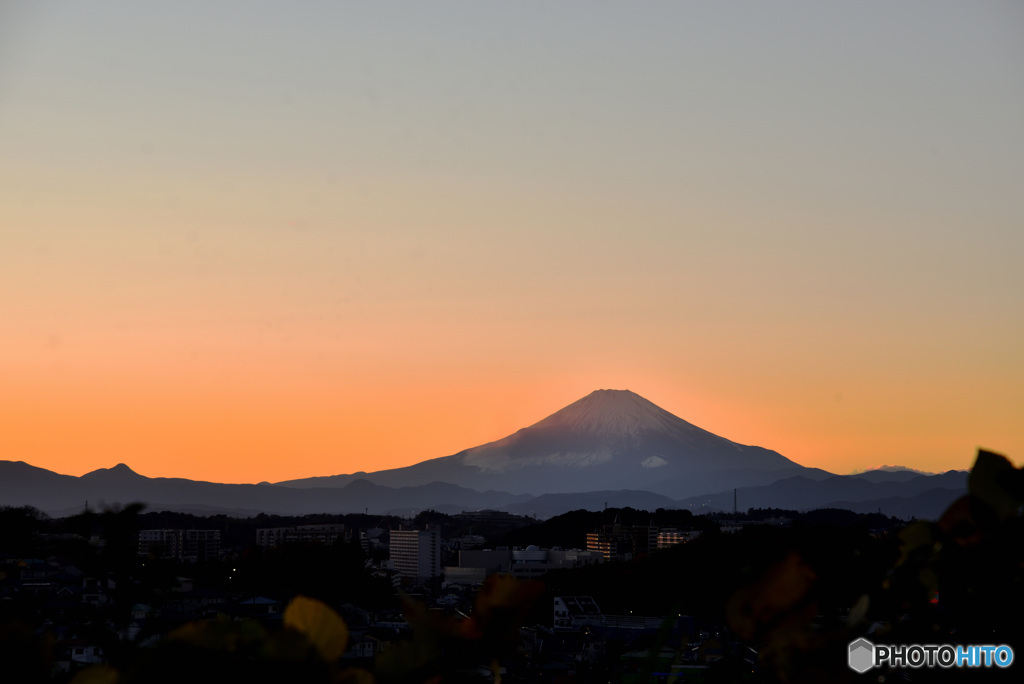本日の夕景
