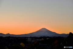 本日の夕景