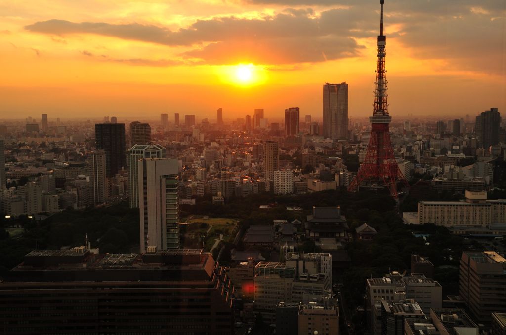 癒される夕景