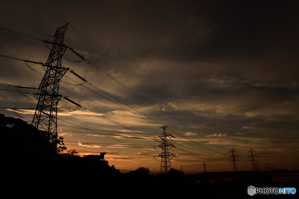 ９．８　本日の夕景