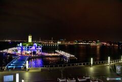 ぷかりさん橋も着飾って