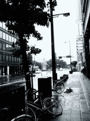 台風接近中
