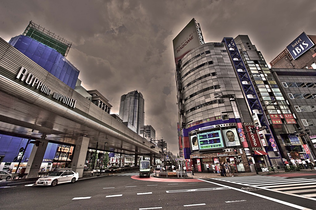  六本木交差点(HDR)