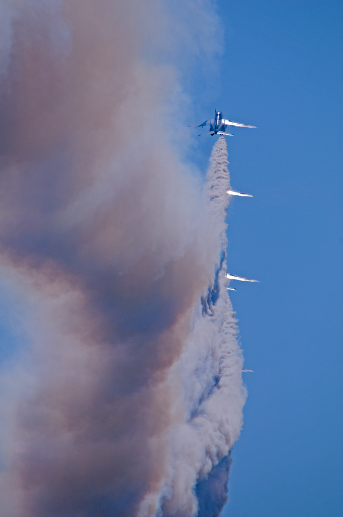 松島基地航空祭〜スモークもくもく