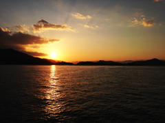江田島の夕日