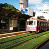 ひろでん芝生電車は行く