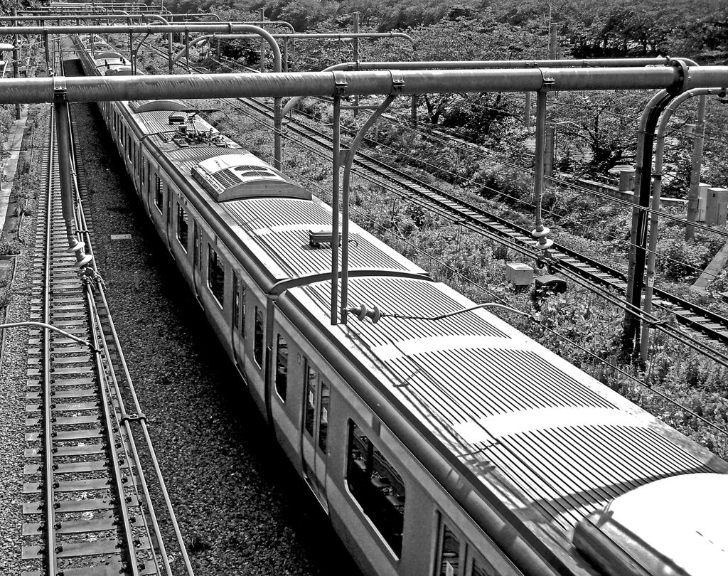 電車のある風景