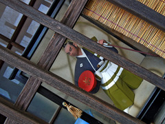 格子の中の武士