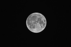 被災地に届け！Extreme Super Moon（日の丸構図）