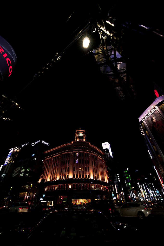 銀座の夜の物語〜Nikonローパスフィルター清掃講習会帰り道