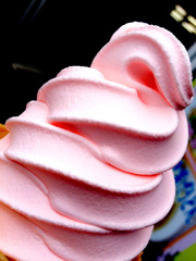 ROSE TASTE SOFT CREAM  at FUKUYAMA-CITY