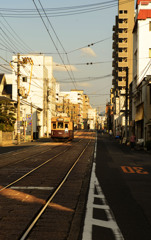 ひろでんシリーズ〜天満町駅より