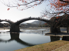 初冬の錦帯橋