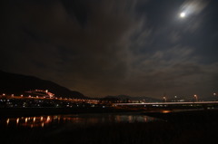 月と雲