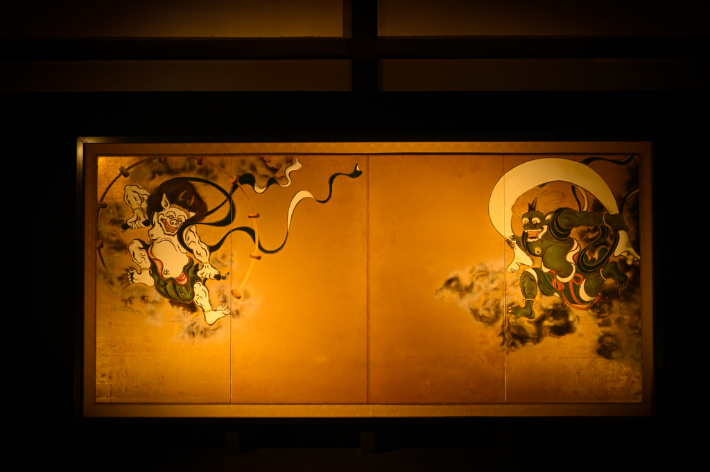 風神雷神図屏風