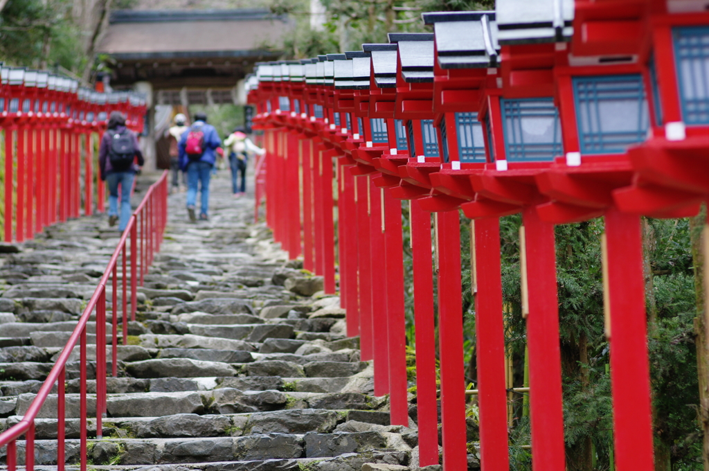 貴船神社　灯篭