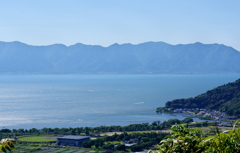 快晴の琵琶湖　　