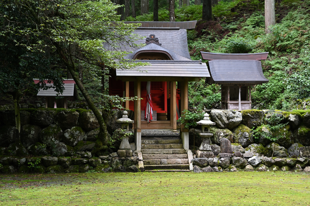 朽木　山麓の神社