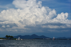 夏雲の休日