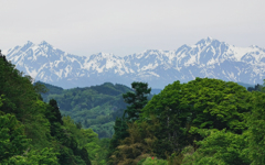 後立山連峰遠望