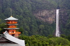 那智滝と三重塔
