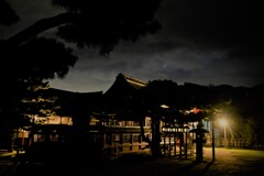 夕闇の唐崎神社１