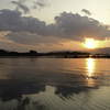 夕暮れの琵琶湖2
