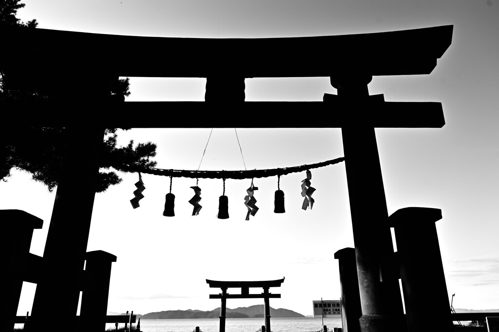 白髭神社　鳥居