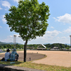 真夏の野球観戦１