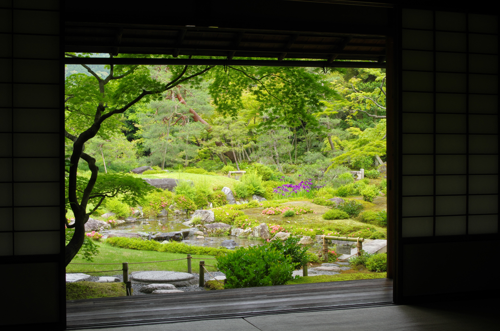 梅雨時の無鄰菴