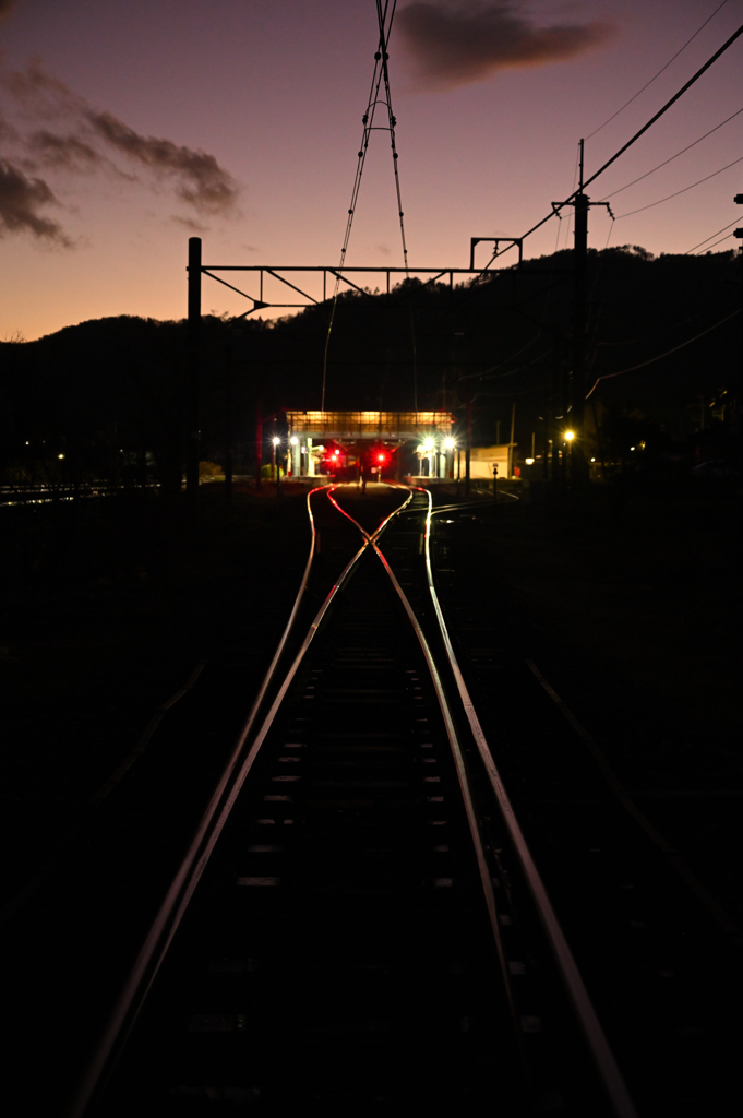 夕暮れの駅１