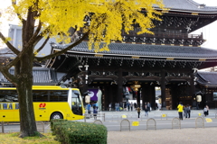 秋色の東本願寺