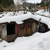 小屋　雪国