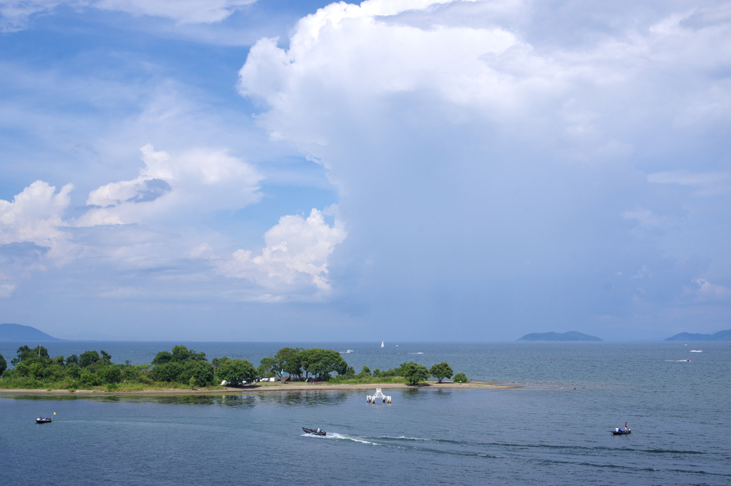 真夏の琵琶湖１